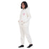 Women White Self Love Era Oversize Hoodie Set